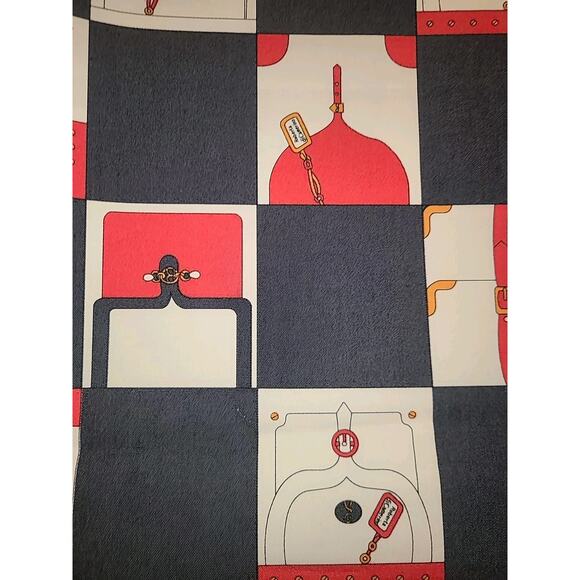 Vintage Roberta di Camerino Handbag Print Fabric 1 Yard Italian Designer Textile - Picture 5 of 7